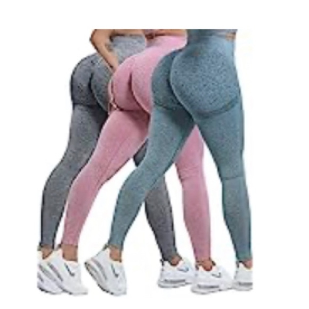 Butt Lifting Butt Scrunch Leggings Set of 3